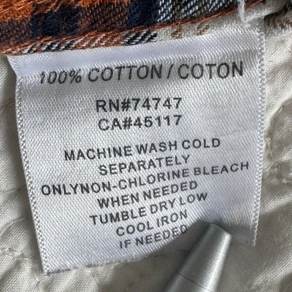 REDHEAD MENS MED LIGHTWEIGHT PLAID SHIRT - Picture 7 of 7